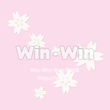 桜の花のCG・イラスト素材 W-027475