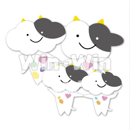 うしのCG・イラスト素材 W-027562