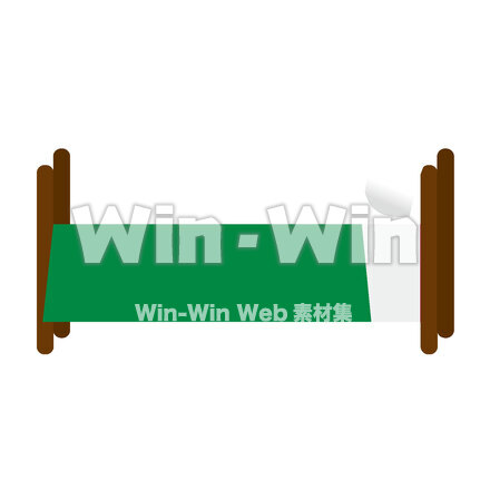 ベッドのCG・イラスト素材 W-026719