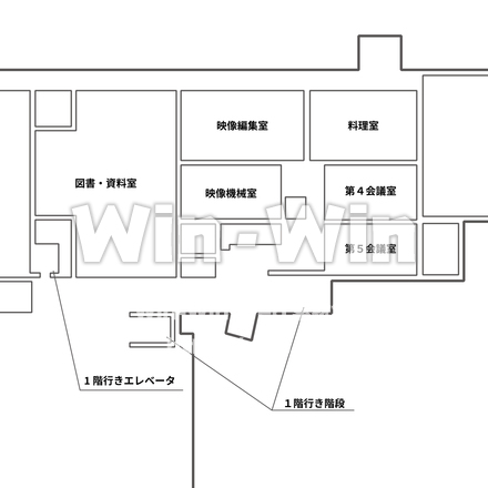フロアマップ_2FのCG・イラスト素材 W-026472