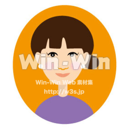 名刺用アバターのCG・イラスト素材 W-026292