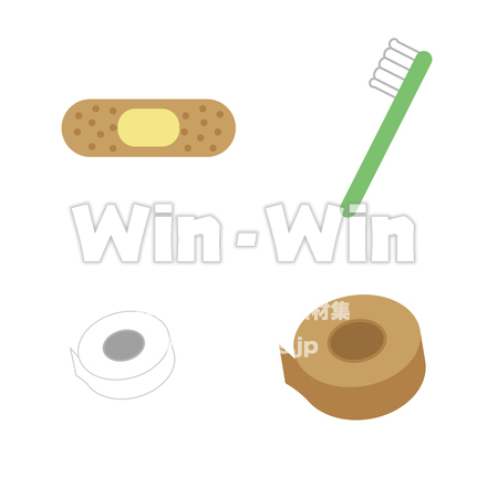 衛生用品のCG・イラスト素材 W-027262