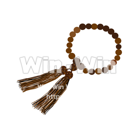 数珠のCG・イラスト素材 W-026464