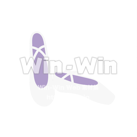 トーシューズのシルエット素材 W-026419