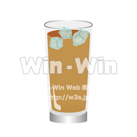 麦茶のCG・イラスト素材 W-026962