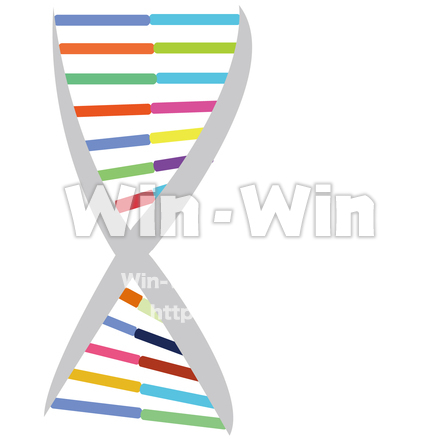 遺伝子模型のCG・イラスト素材 W-026646