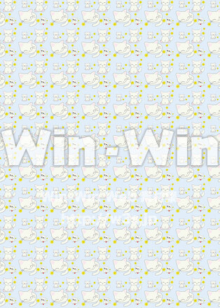 ネコのパターンのCG・イラスト素材 W-026630