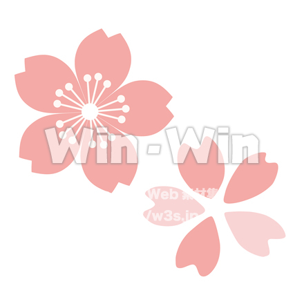 春の花のCG・イラスト素材 W-026186