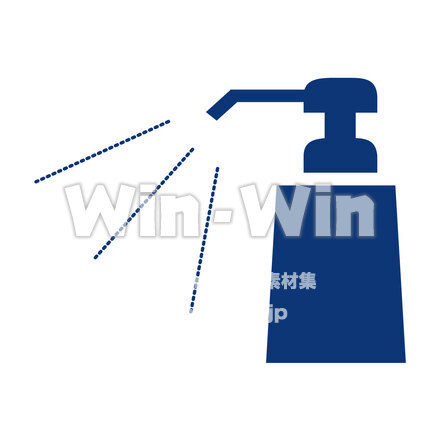 消毒液のイラストです。のCG・イラスト素材 W-027204