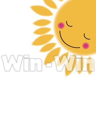 ひまわりの背景のCG・イラスト素材 W-027273