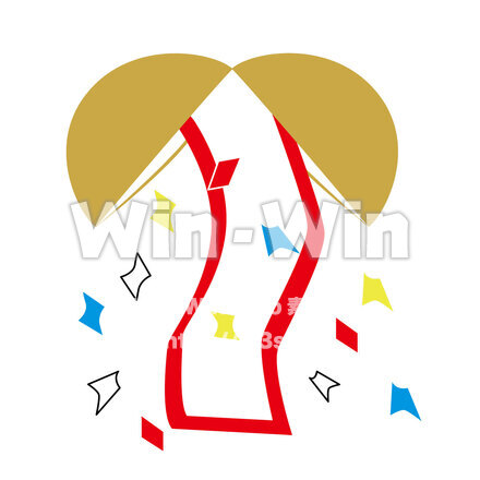 くす玉のCG・イラスト素材 W-026677