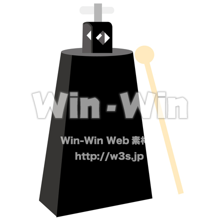 カウベルのCG・イラスト素材 W-026555