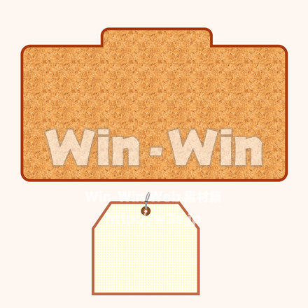 掲示板とタグのCG・イラスト素材 W-026498