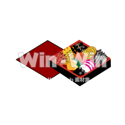 おせち料理のCG・イラスト素材 W-027347