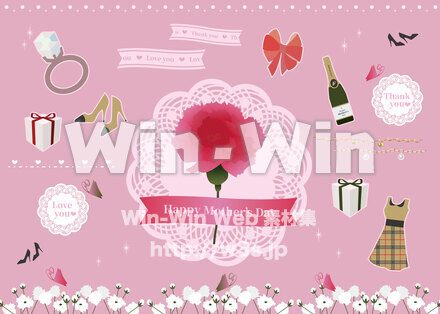 母の日のCG・イラスト素材 W-026548