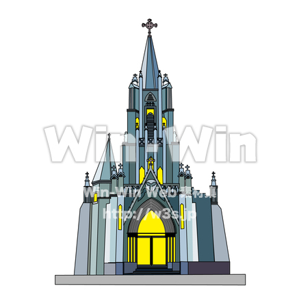 教会のCG・イラスト素材 W-027317