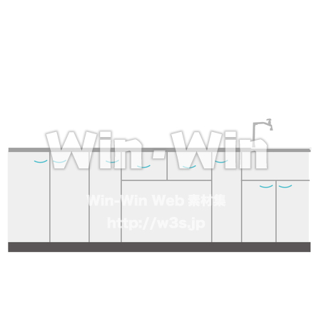 実験室デスクのCG・イラスト素材 W-026649