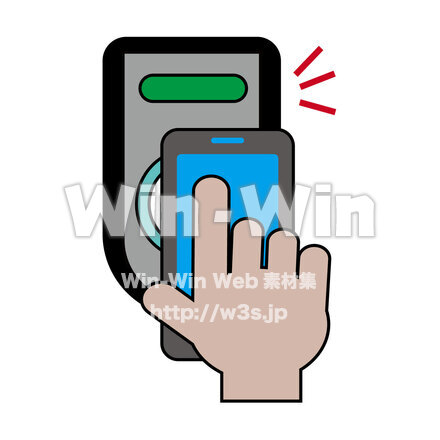 電子マネーのCG・イラスト素材 W-026634
