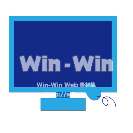 パソコンとマウスのCG・イラスト素材 W-027271