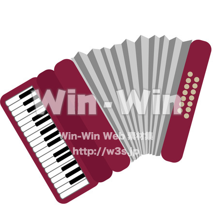 アコーディオンのCG・イラスト素材 W-026476