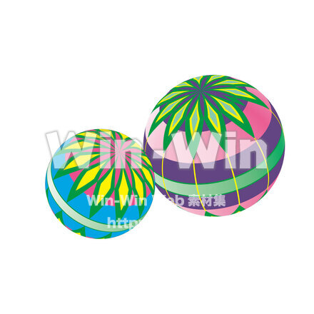 てまりのCG・イラスト素材 W-026324