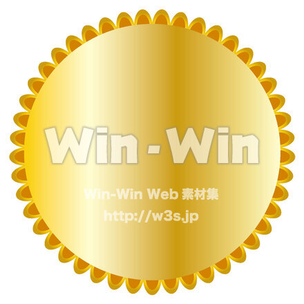 金のフレームのCG・イラスト素材 W-026384