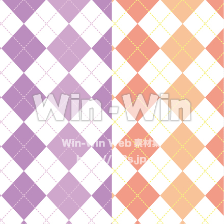 アーガイル柄のCG・イラスト素材 W-026411