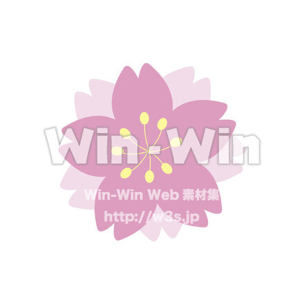 さとざくらのCG・イラスト素材 W-027707