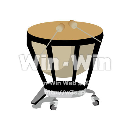 ティンパニーのCG・イラスト素材 W-027032