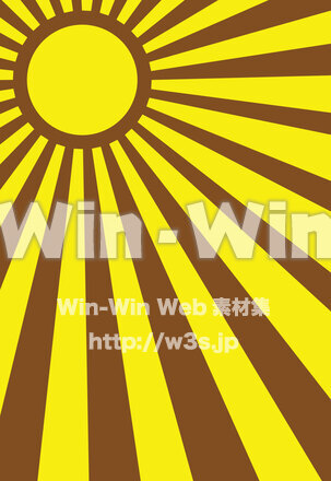 太陽のCG・イラスト素材 W-027467