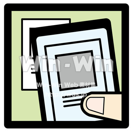 QRコード決済のCG・イラスト素材 W-026675