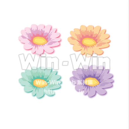 ガーベラのCG・イラスト素材 W-027516