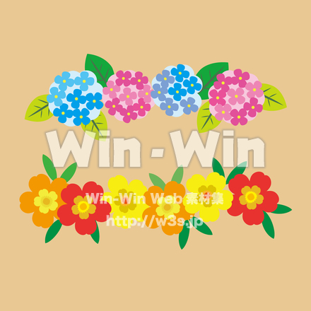 初夏の花のCG・イラスト素材 W-026728