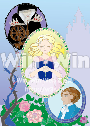 いばら姫のCG・イラスト素材 W-027920