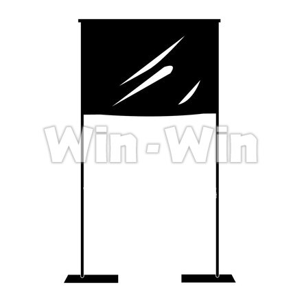 飛沫防止カーテンのシルエット素材 W-027729