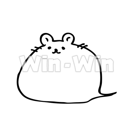 吹き出しのシルエット素材 W-026001