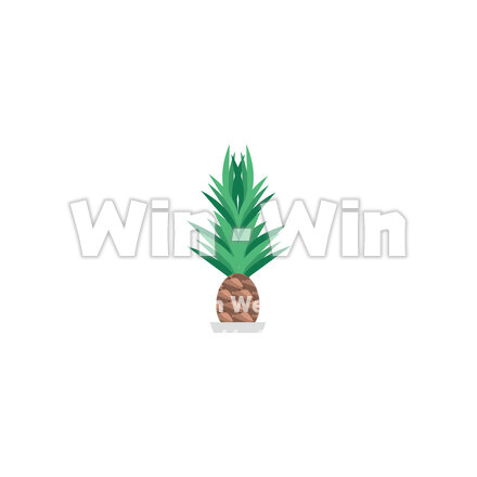 ビアガーデンの植栽_小のCG・イラスト素材 W-027224