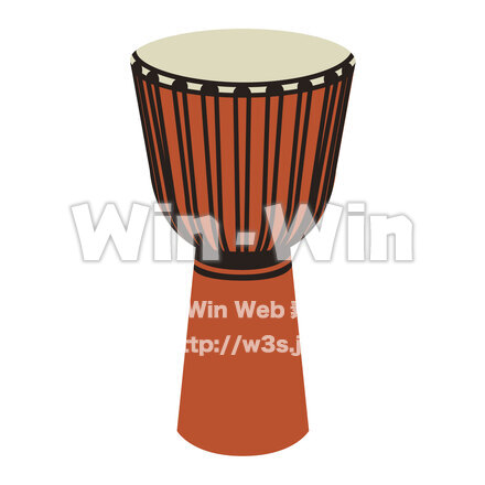 ジャンベのCG・イラスト素材 W-026343