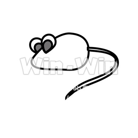 ねずみのCG・イラスト素材 W-026319