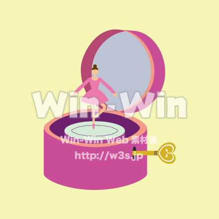 オルゴールのCG・イラスト素材 W-027062