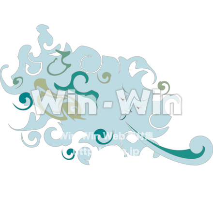 北風のCG・イラスト素材 W-027819