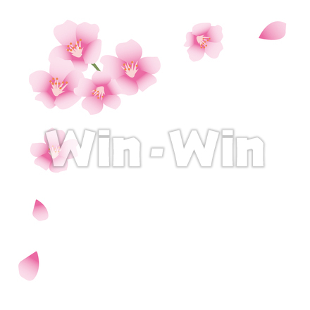桜の花びらのイラストのCG・イラスト素材 W-027691