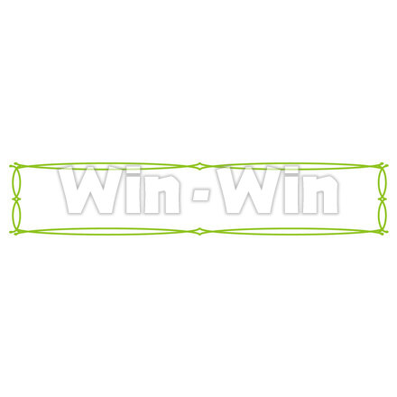 緑の枠のCG・イラスト素材 W-027757