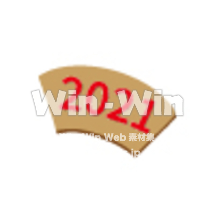 2021年の絵馬のCG・イラスト素材 W-027550