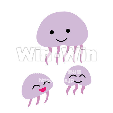 くらげのCG・イラスト素材 W-026708