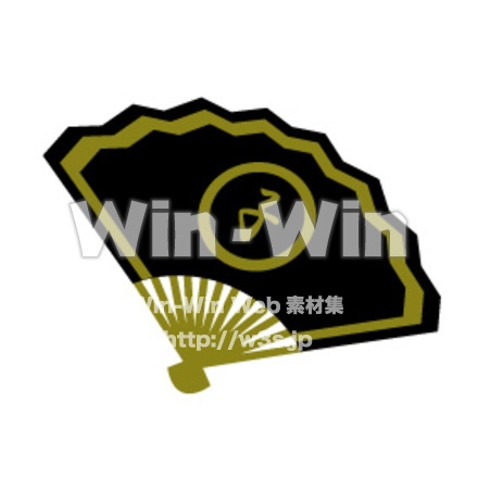 扇子のCG・イラスト素材 W-026269