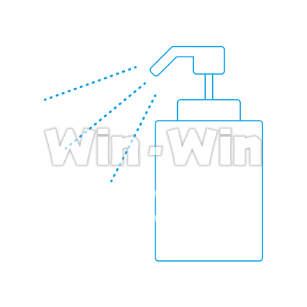 消毒スプレーのCG・イラスト素材 W-027237