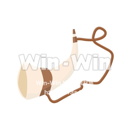 角笛のCG・イラスト素材 W-027217