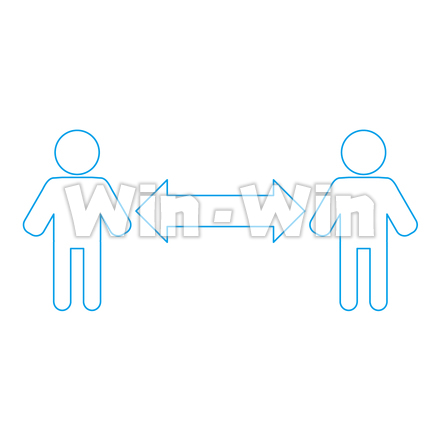 ソーシャルディスタンスのCG・イラスト素材 W-027238