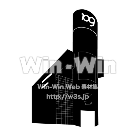 109のシルエット素材 W-027809